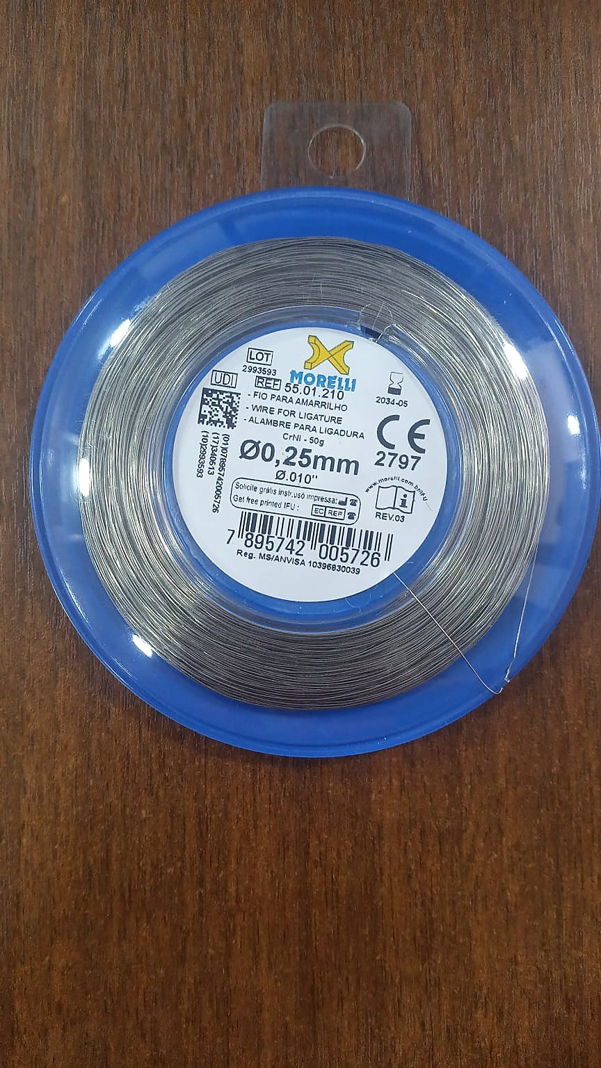 Ligadura Modulos X 1000 Morelli Pearl Blue - Imagen 2