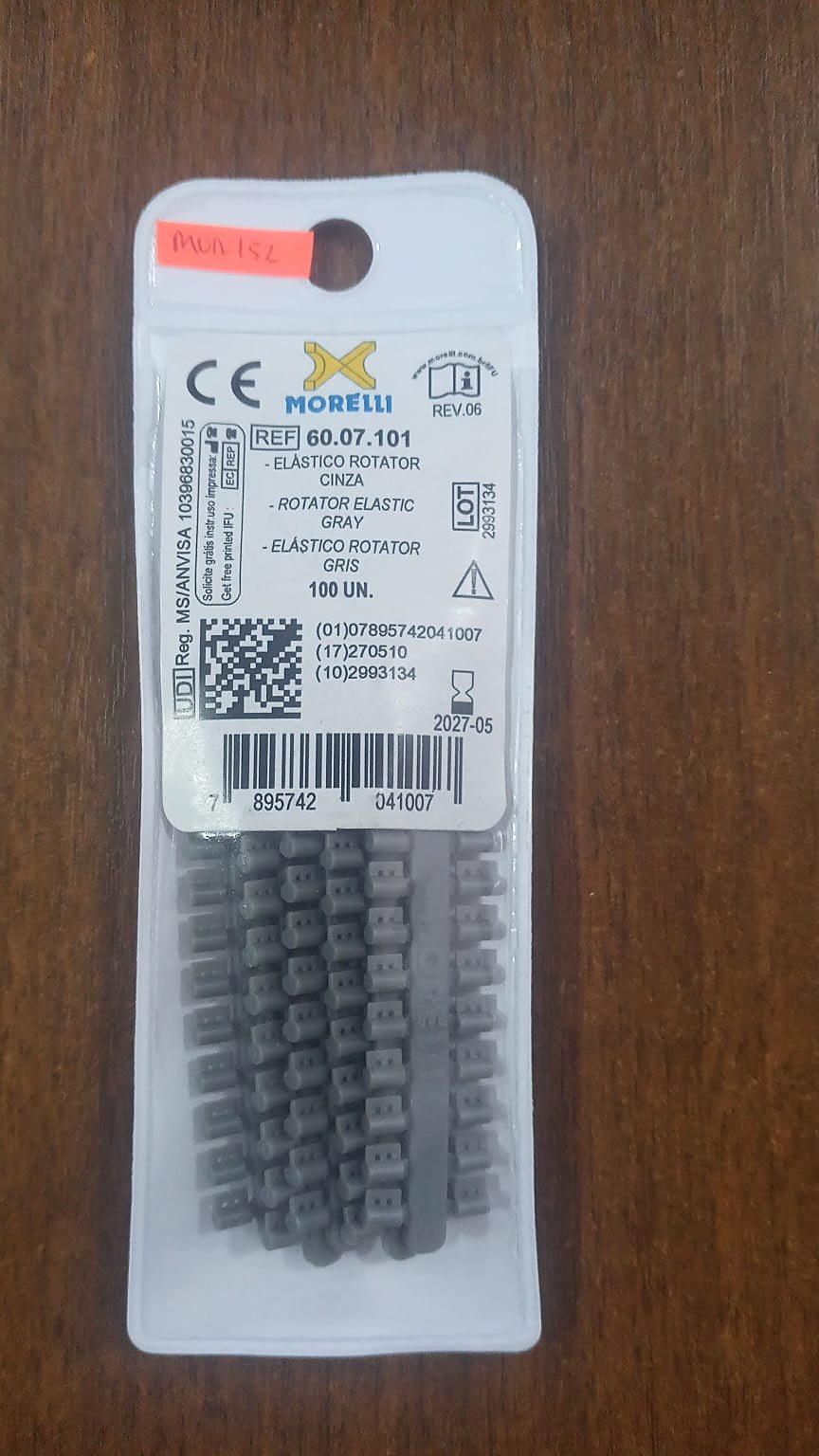 Elastico Rotator Gris Morelli - Imagen 2