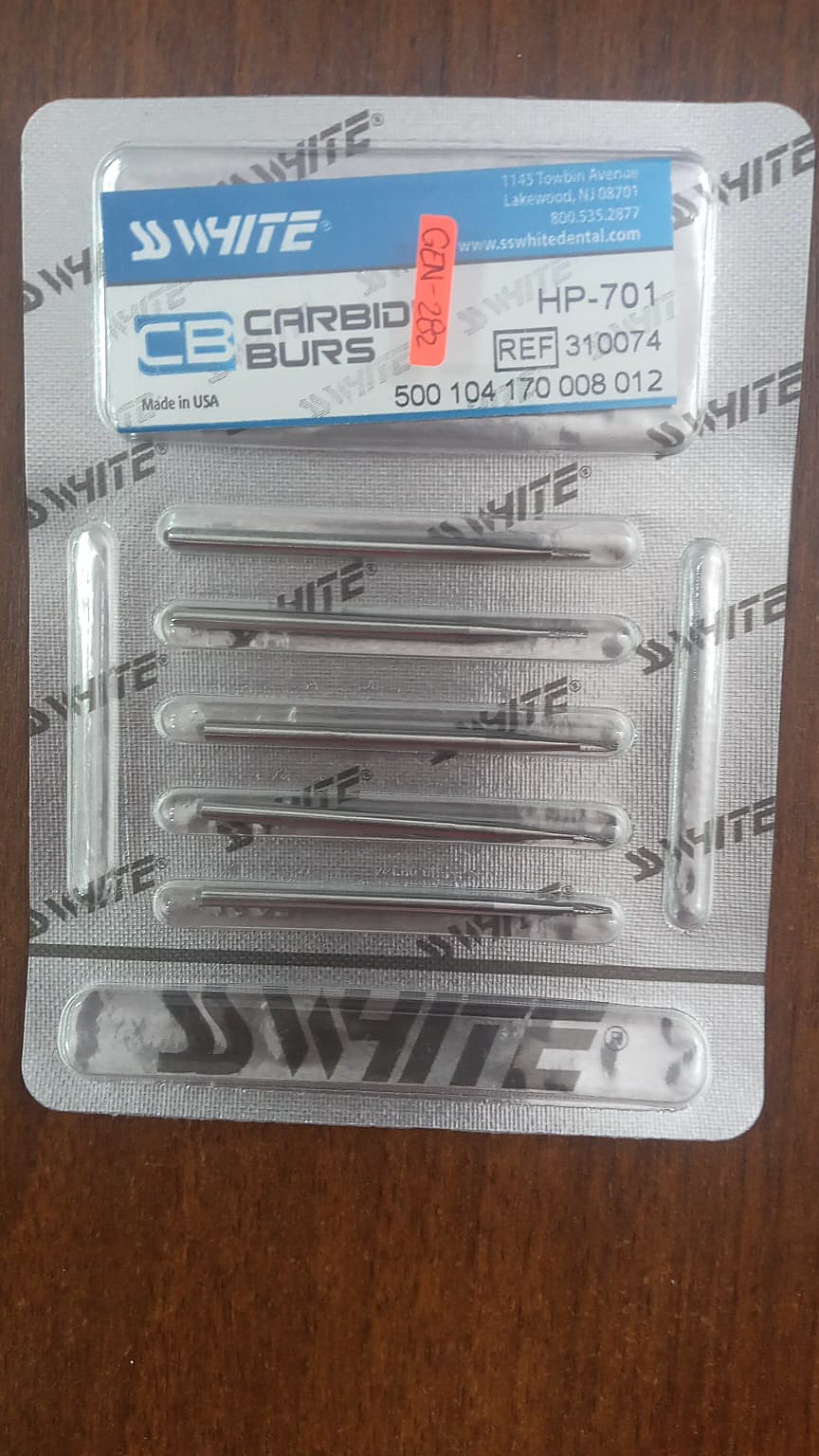 Fresa De Carburo Hp Sswhite