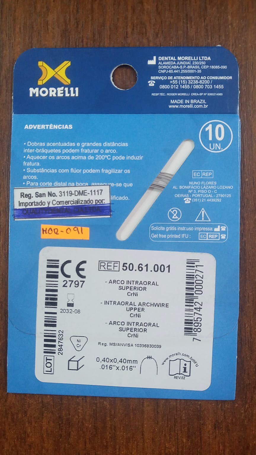 Arco Niti Superior 018X025 - Imagen 4