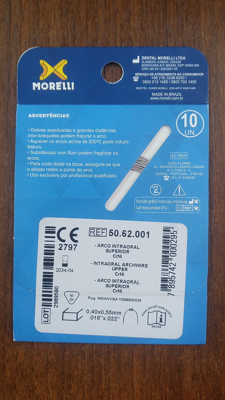 Arco Niti Superior 018X025 - Imagen 5