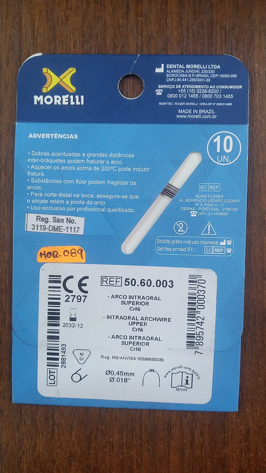 Arco Niti Superior 018X025
