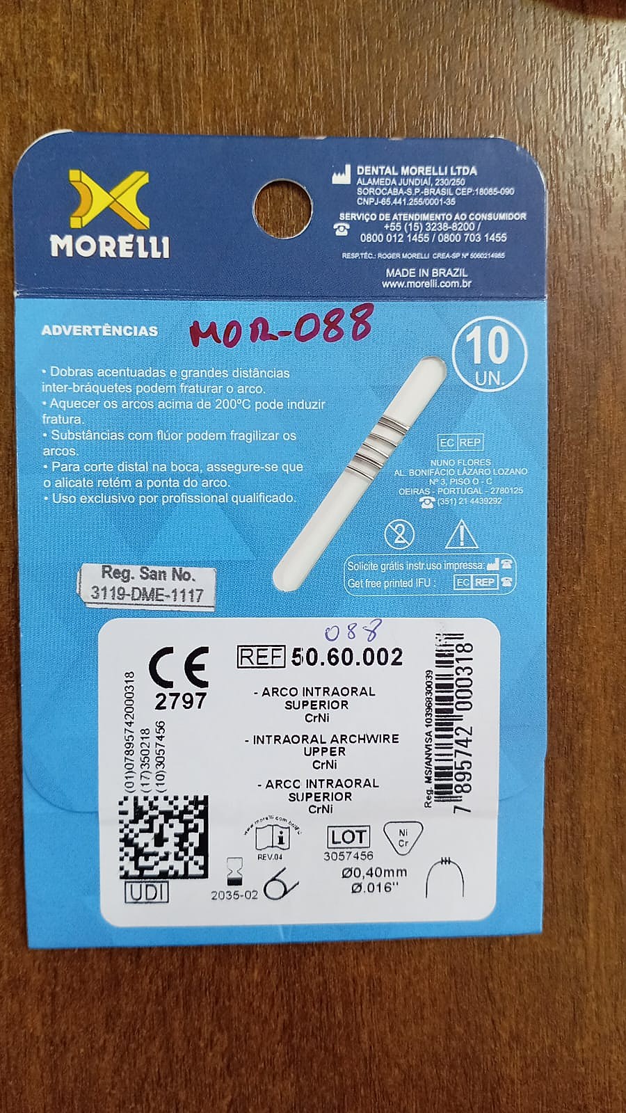 Arco Niti Superior 016X022