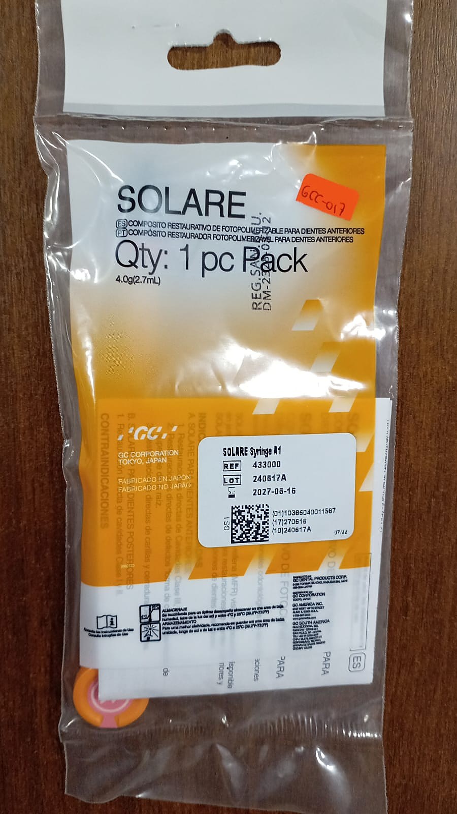 Resina Solare Direct Gc P-A3 - Imagen 2