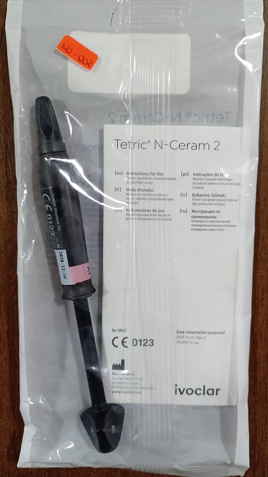 Resina Tetric N Ceram B2 - Imagen 2