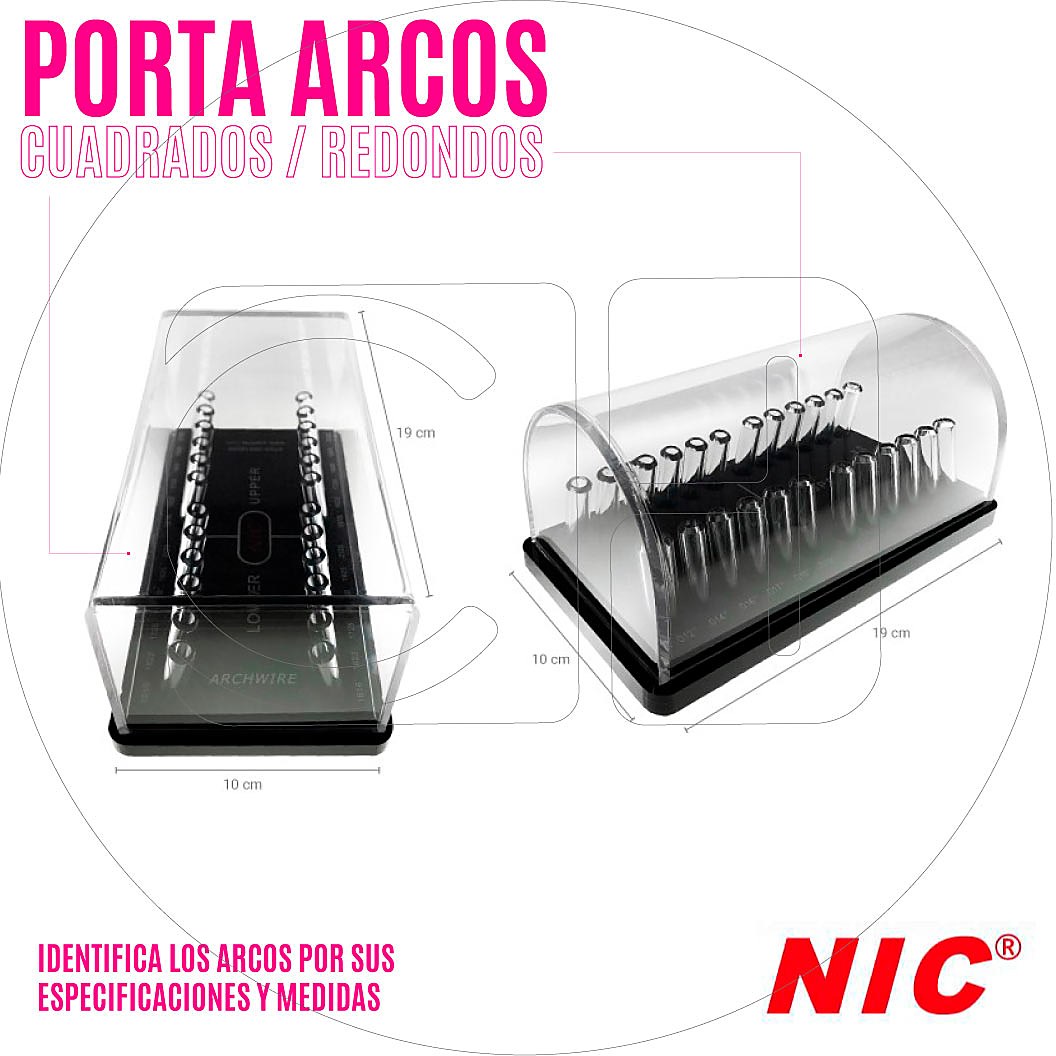 Porta Arcos Redondos Acrilico - Imagen 2