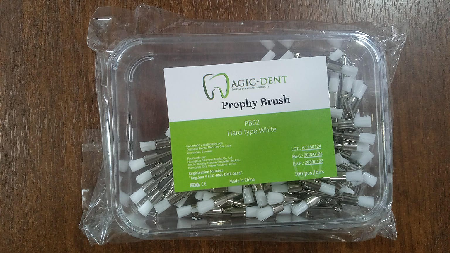 Cepillos Para Profilaxis Magic Dent X100