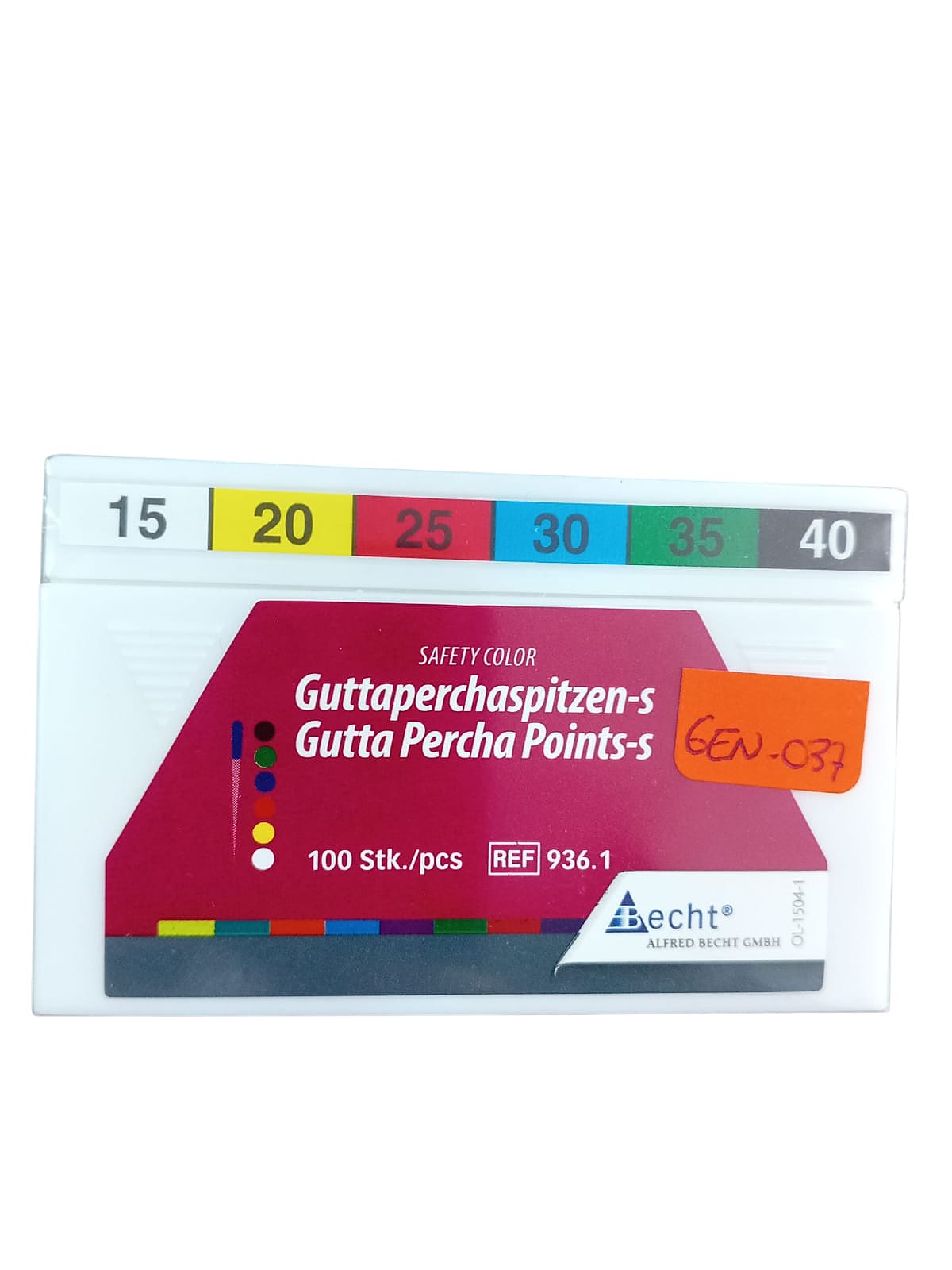 Conos De Gutapercha 15-40
