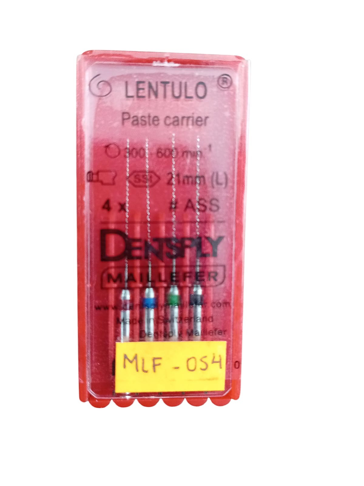 Lentulo Dentsply X 4 21 Mm